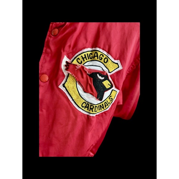 1940's Chicago Cardinals True Vintage Varsity Jacket Sz 44 - Picture 10 of 16